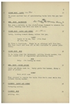 Moe Howard's 21pp. Script Dated October 1951 for The Three Stooges Film ''Corny Casanovas'', Working Title ''One Won'' -- With Annotations in Moe's Hand -- Very Good Condition